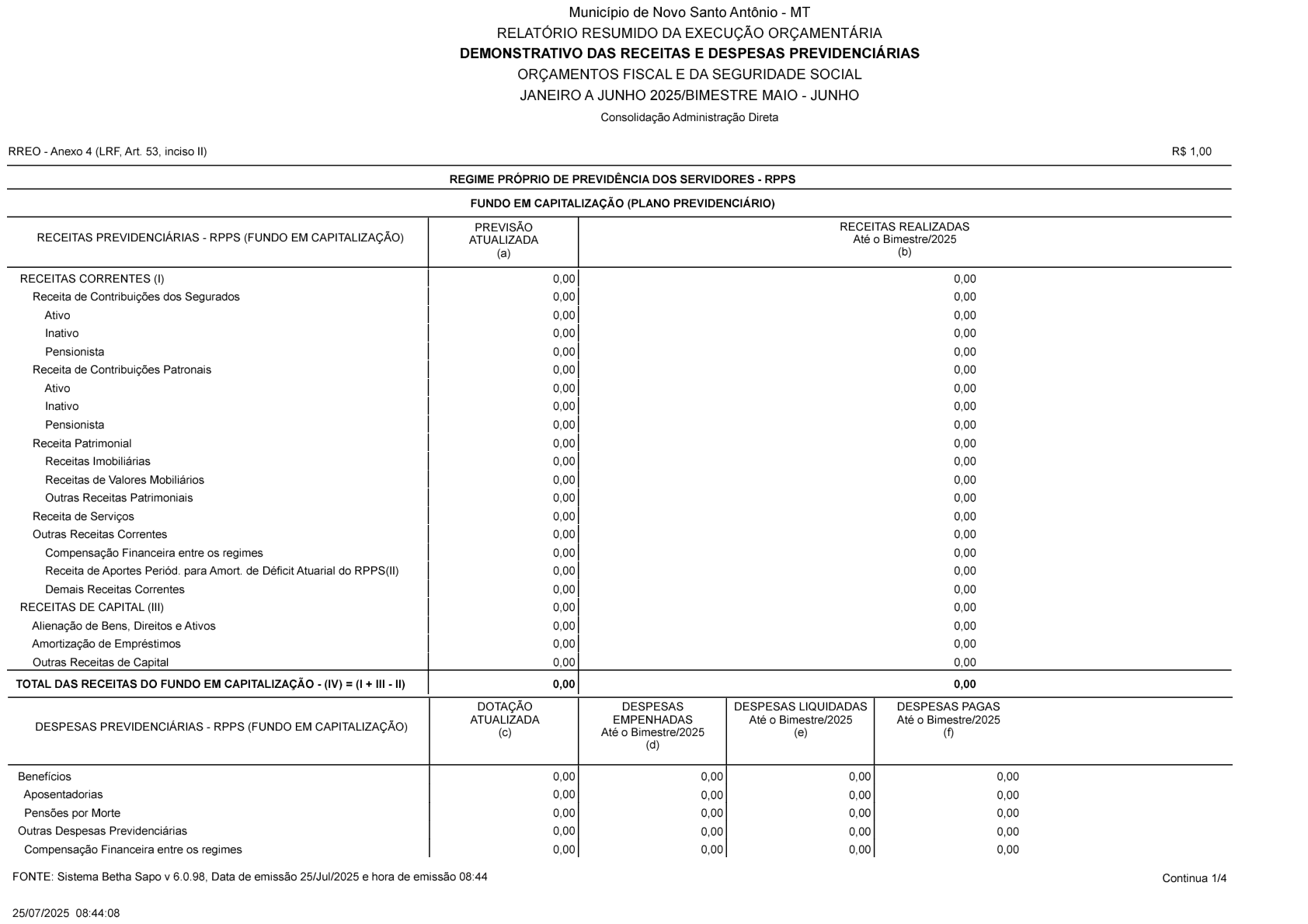 Página 9 | RREO-Relatório Resumindo de Execução Orçamentária 3° Bimestre 2025