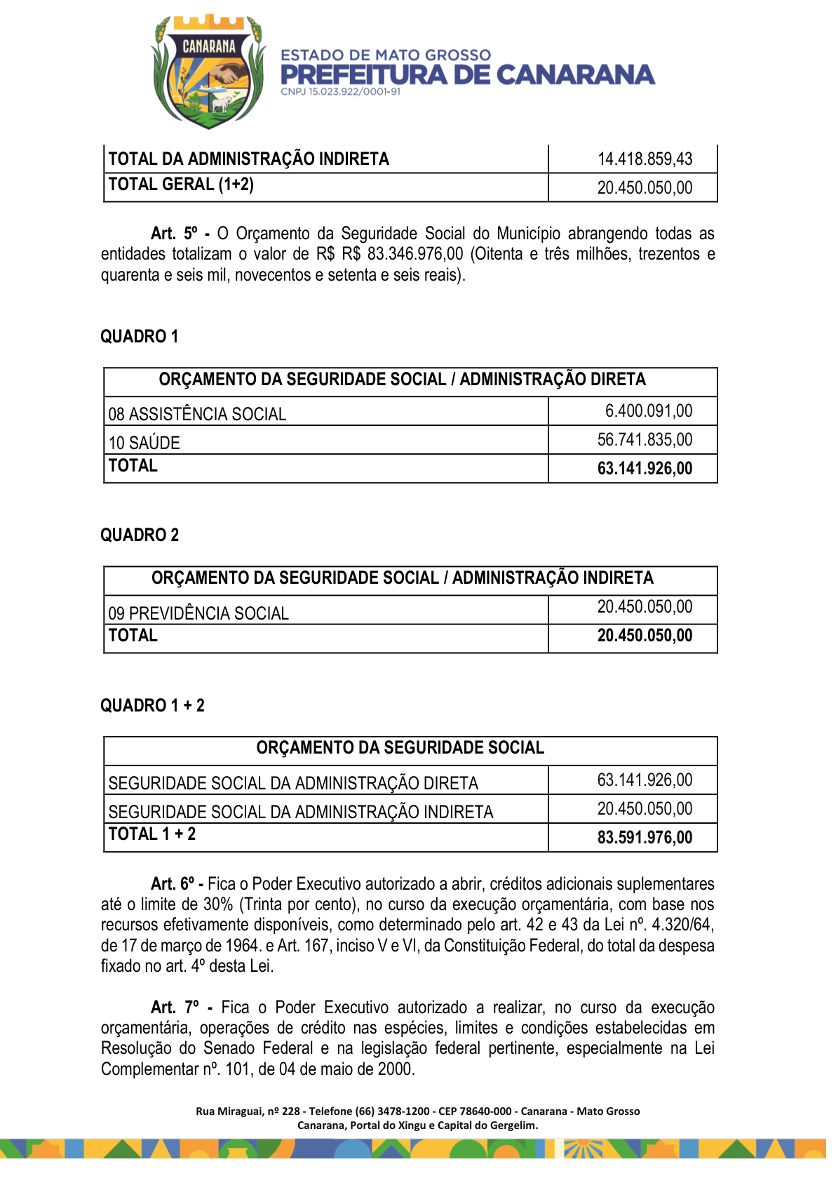 Página 8 | Lei Municipal nº 1.998 de 10 de dezembro de 2025 - ANEXOS