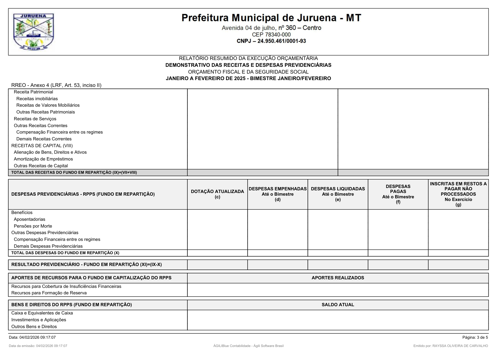 Página 23 | RELATÓRIO RESUMIDO DA EXECUÇÃO ORÇAMENTÁRIA - RREO 1º AO 4º BIMESTRE