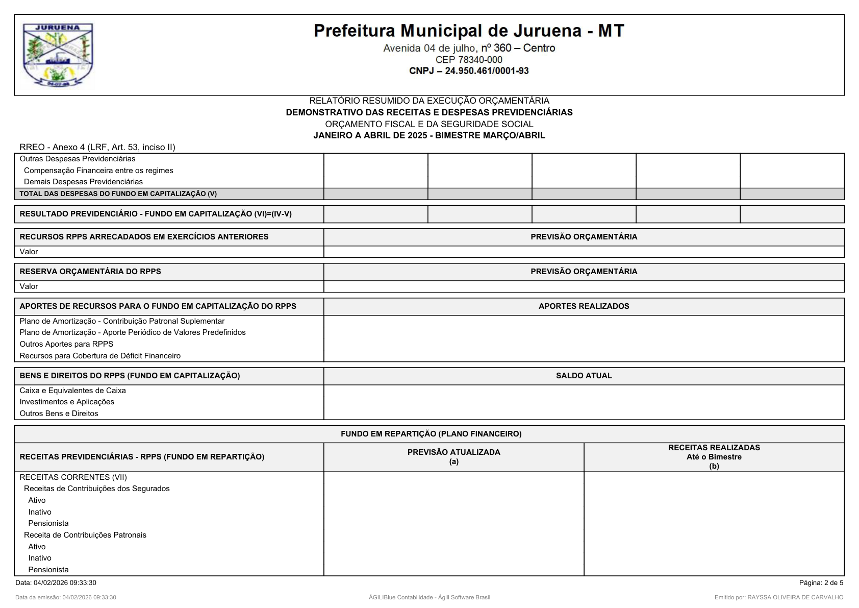 Página 75 | RELATÓRIO RESUMIDO DA EXECUÇÃO ORÇAMENTÁRIA - RREO 1º AO 4º BIMESTRE