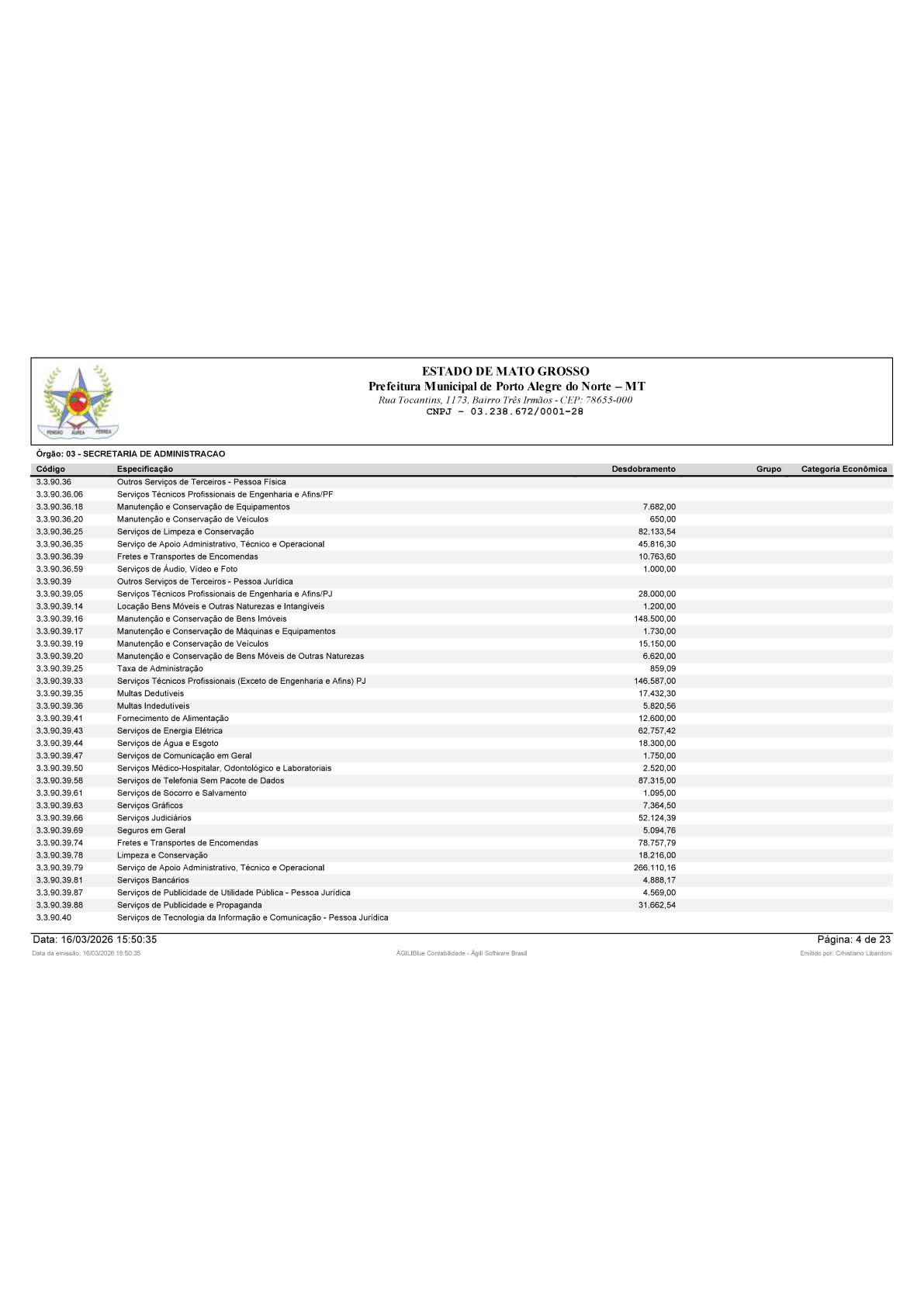 Página 5 | BALANÇO GERAL 2025 - CONTAS ANUAIS GESTÃO