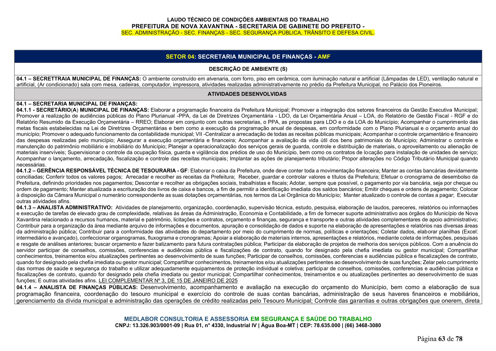 Página 64 | DECRETO Nº 7.230, DE 18 DE MAIO DE 2026