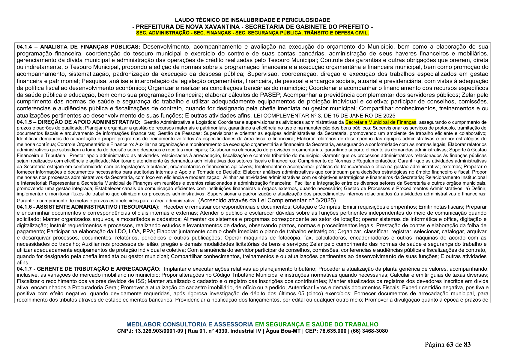 Página 64 | DECRETO Nº 7.230, DE 18 DE MAIO DE 2026