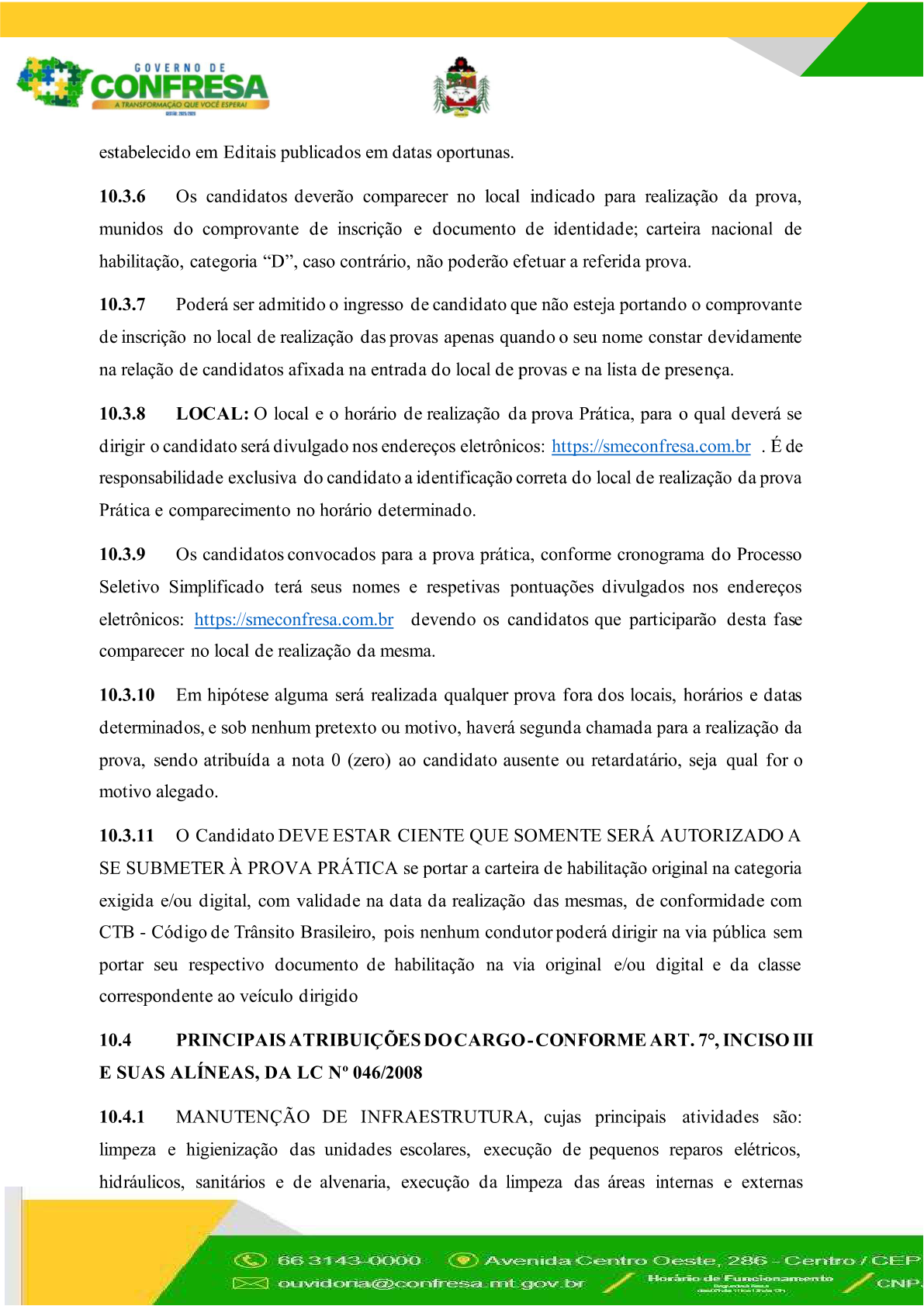 Página 14 | EDITAL DE CONVOCAÇÃO 004/2026 de 09 de setembro de 2026