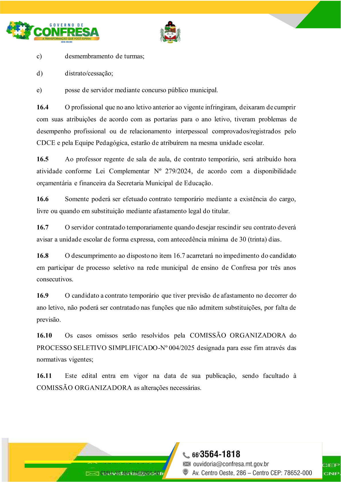 Página 20 | EDITAL DE CONVOCAÇÃO 004/2026 de 09 de setembro de 2026