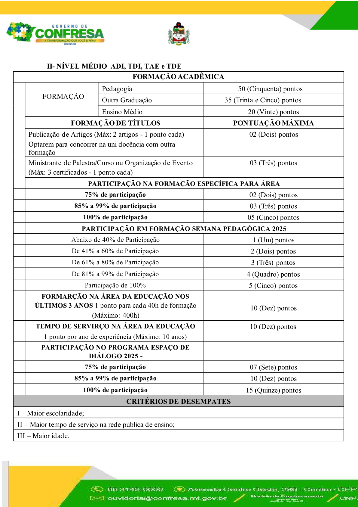 Página 29 | EDITAL DE CONVOCAÇÃO 004/2026 de 09 de setembro de 2026
