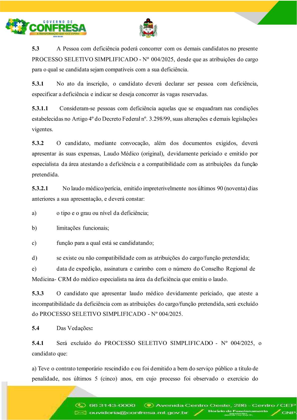 Página 7 | EDITAL DE CONVOCAÇÃO 004/2026 de 09 de setembro de 2026